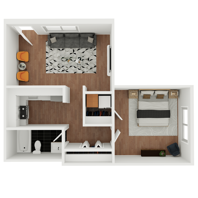 A2 3D - Crescent Apartments
