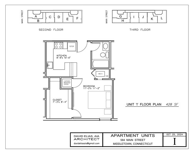 Unit I Floor Plan Photo - 584 Main St