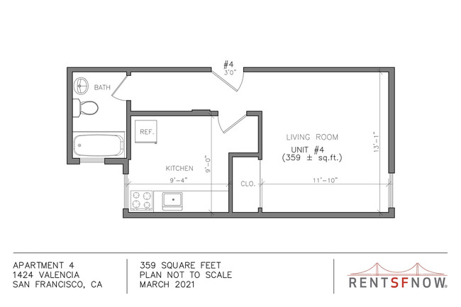 Floorplan - 1424 Valencia