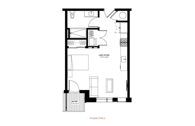 Floorplan - Glassworks Apartments