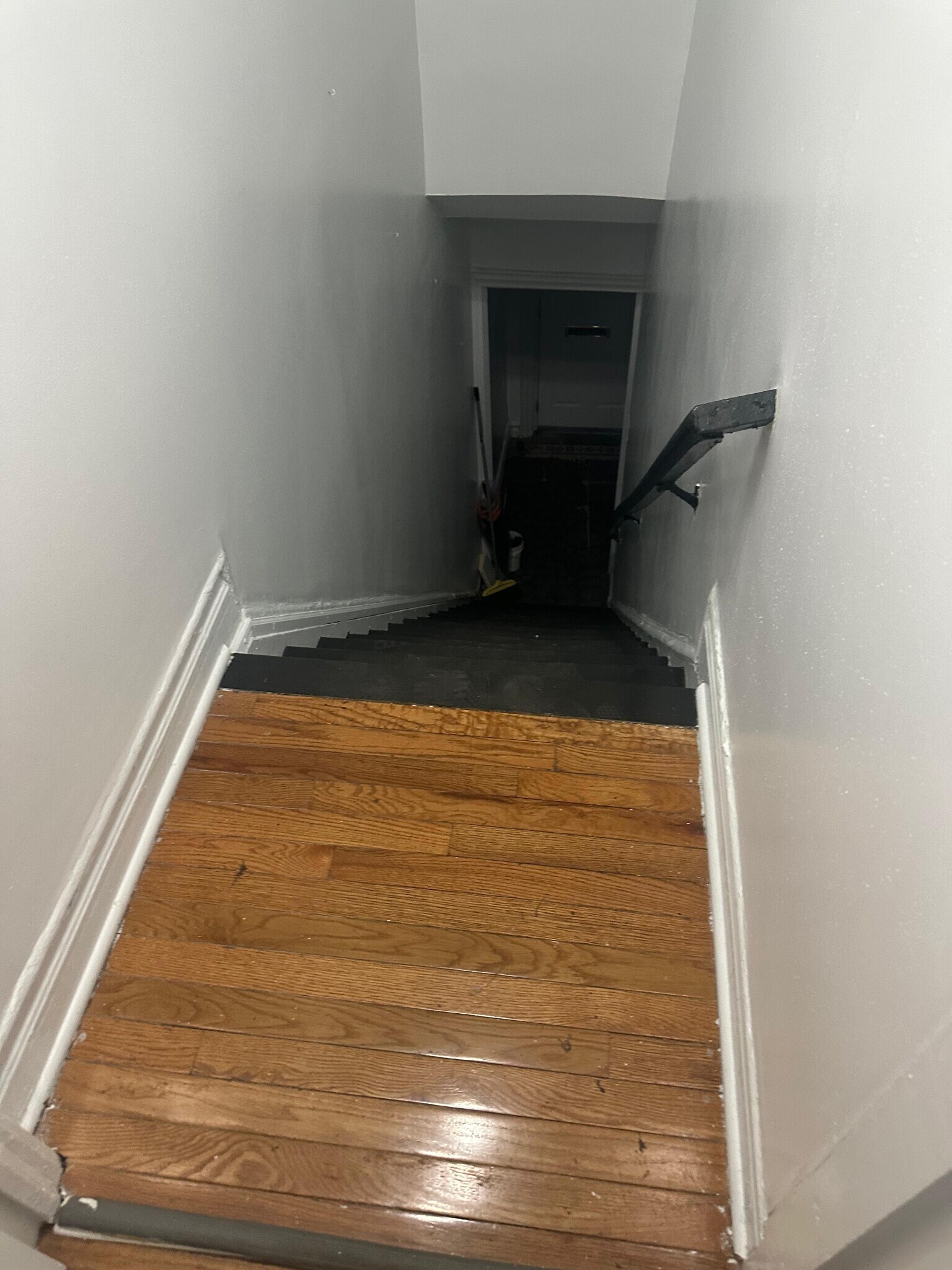 Stairs going down from 2nd floor - 157 E 40th St