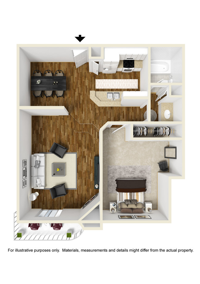 Floorplan - Palm Royale Apartments