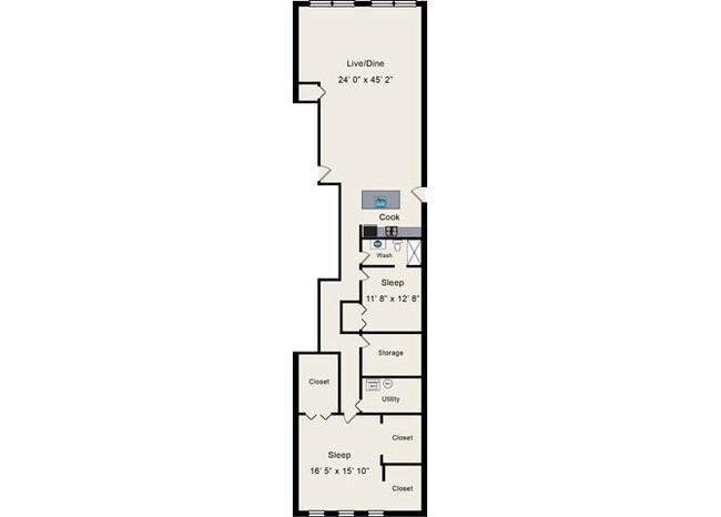 Floorplan - 945 W Fulton Market Apartments
