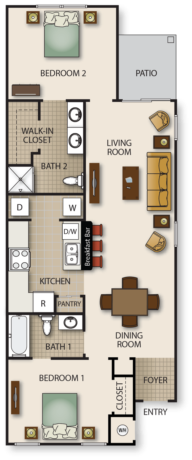 Floorplan - Garden Park Senior Living