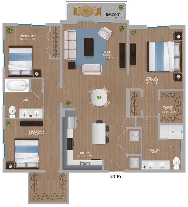 Floorplan - Shalimar at Plantation