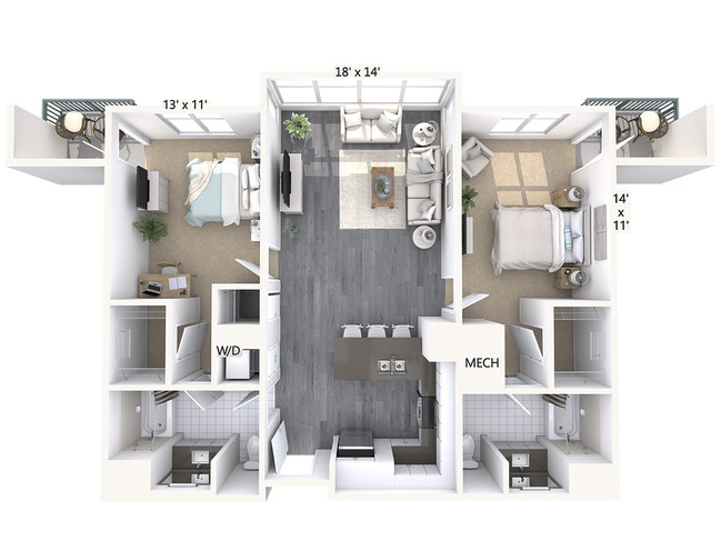 Floorplan - Avalon Towers on the Peninsula