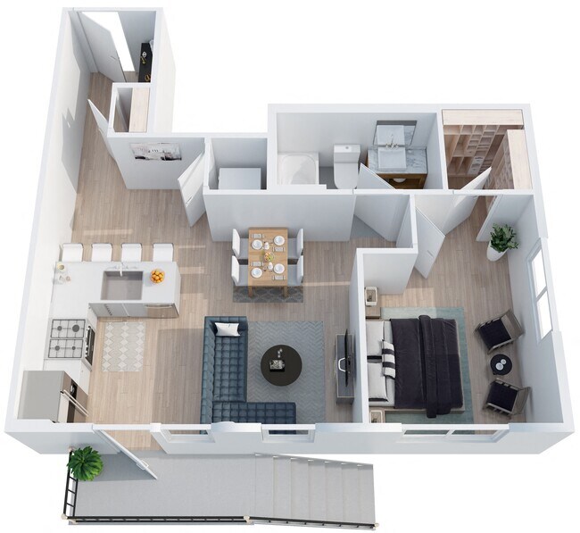 Floorplan - The Riviera on Semmes