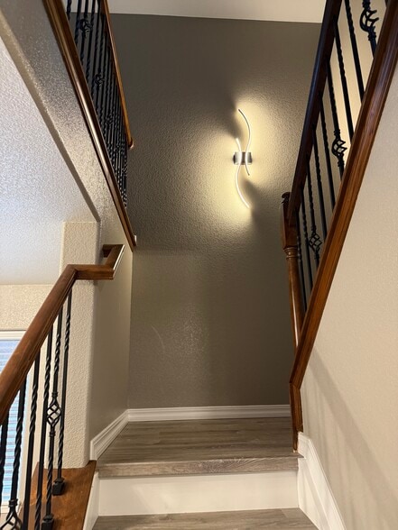 Stairs to 2nd floor - 7416 Falconer Vw