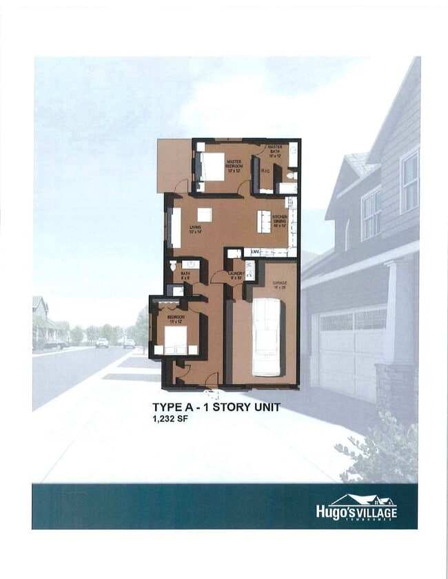 Floorplan - Hugos Village Townhomes