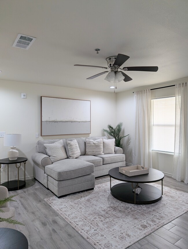 1 Bedroom Living Room - Chance's Court Apartments