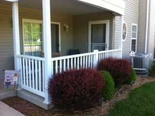 Front porch - 703 N Prairie View Rd