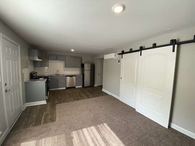 1 BR Kitchen/Living - Hillside Apartments