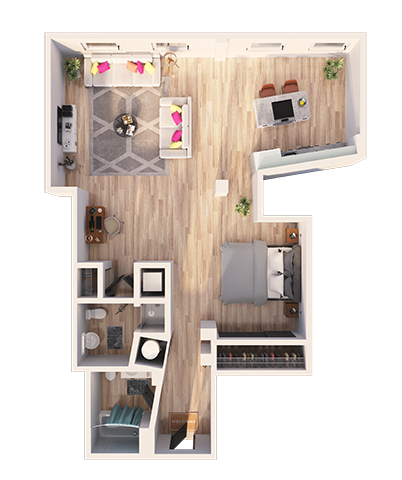 Floorplan - Roosevelt Lofts