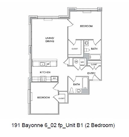 Floorplan - City Line Bayonne