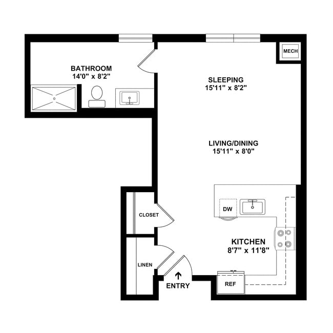 Floorplan - Residences on Lincoln Square, A 55+ Community