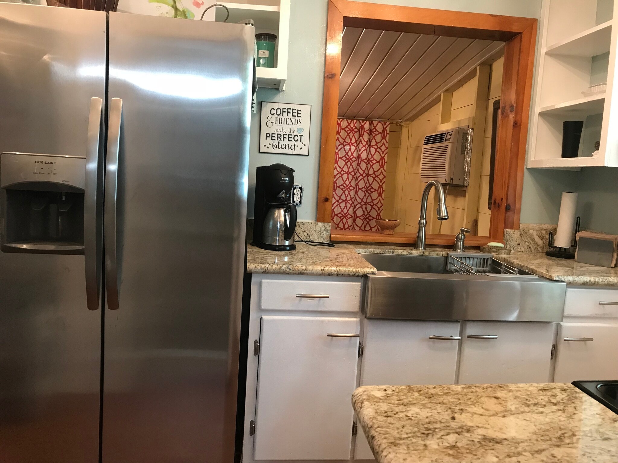 New double door refrigerator with ice and water on the door - 1407 W Church St