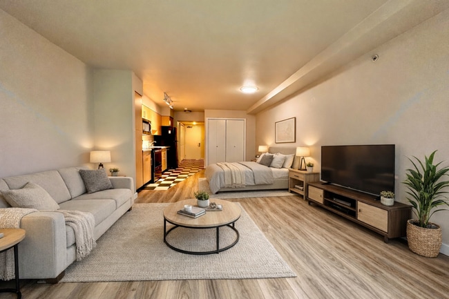 Building Photo - Downtown Bellevue Studio with Balcony, In-Unit Laundry & Amenities