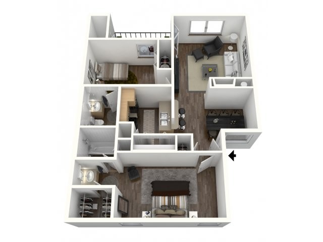 Floorplan - Centre Oaks Apartments