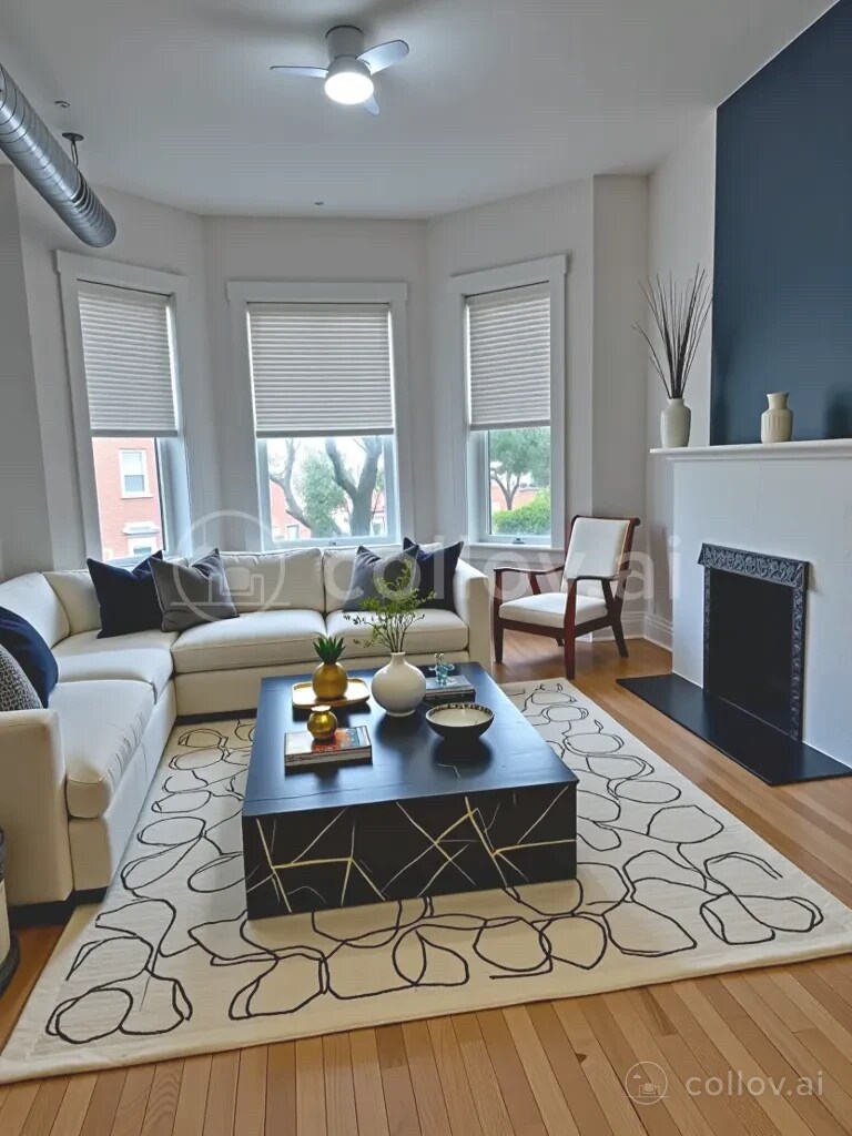 Large Living Room - 5034 N Western Ave