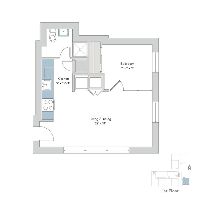Floorplan - Interstate Flats