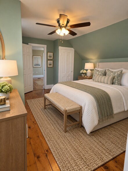 4 spacious bedrooms with ample closet space! *Virtually staged* - 143 North St