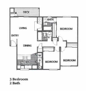 Floorplan - Parkwood Apartments