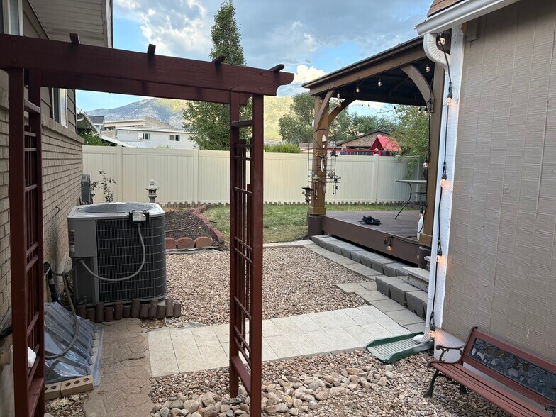 Entrance to Gazebo Party Area - 675 W 1800 N