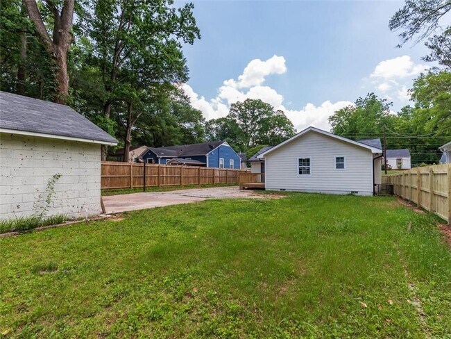 Backyard - 1377 Avon Ave SW