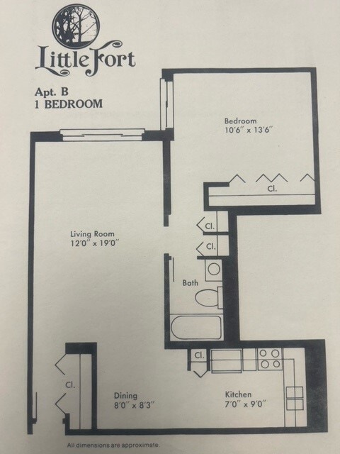Floorplan - LITTLE FORT APARTMENTS LLC