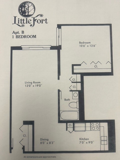 Floorplan - Little Fort Apartments