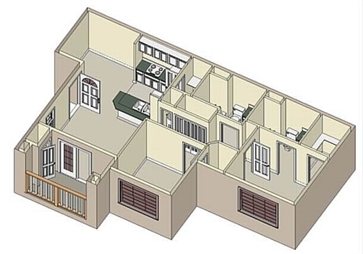 2BR/2BA - Highland by Vintage