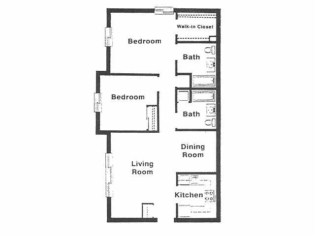 2BR/2BA - CenterPointe Apartments & Townhomes