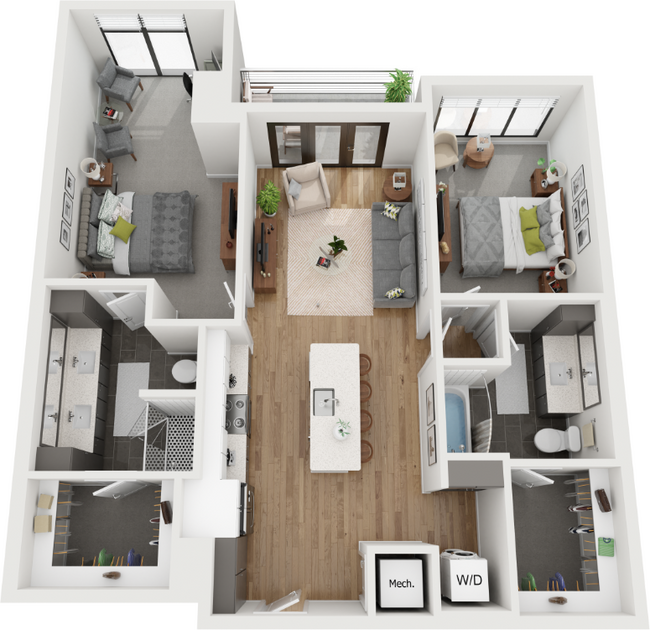 Floorplan - Deca Apartments