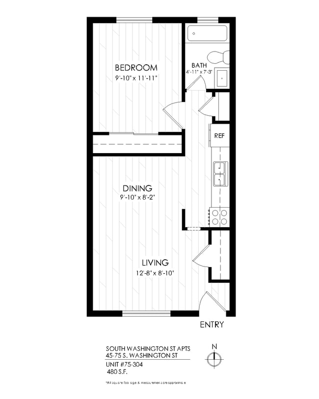 Floorplan - South Washington St Apts