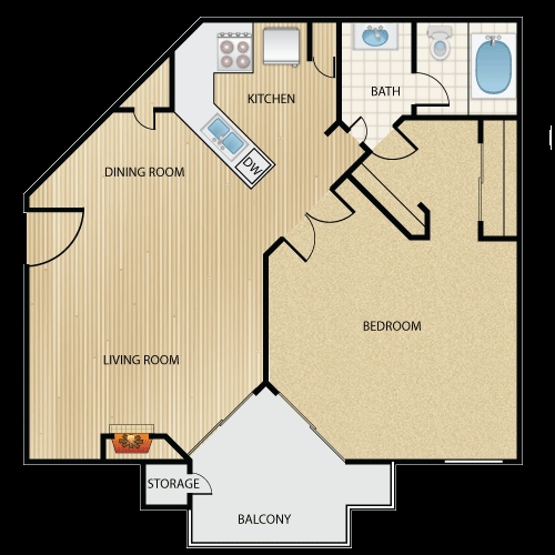 Floorplan - Scott Villa Apartments