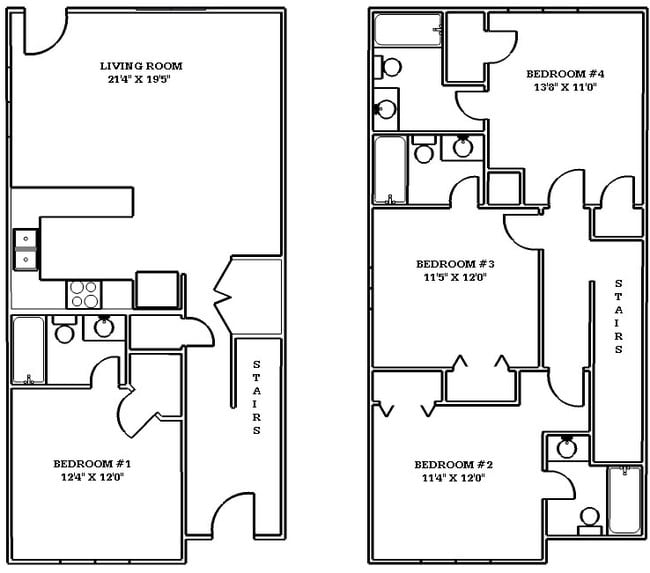 Phase 4 4BR Townhouse - College Station Apartments