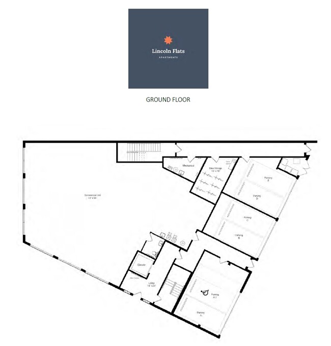 Ground Floor Plan - Lincoln Flats