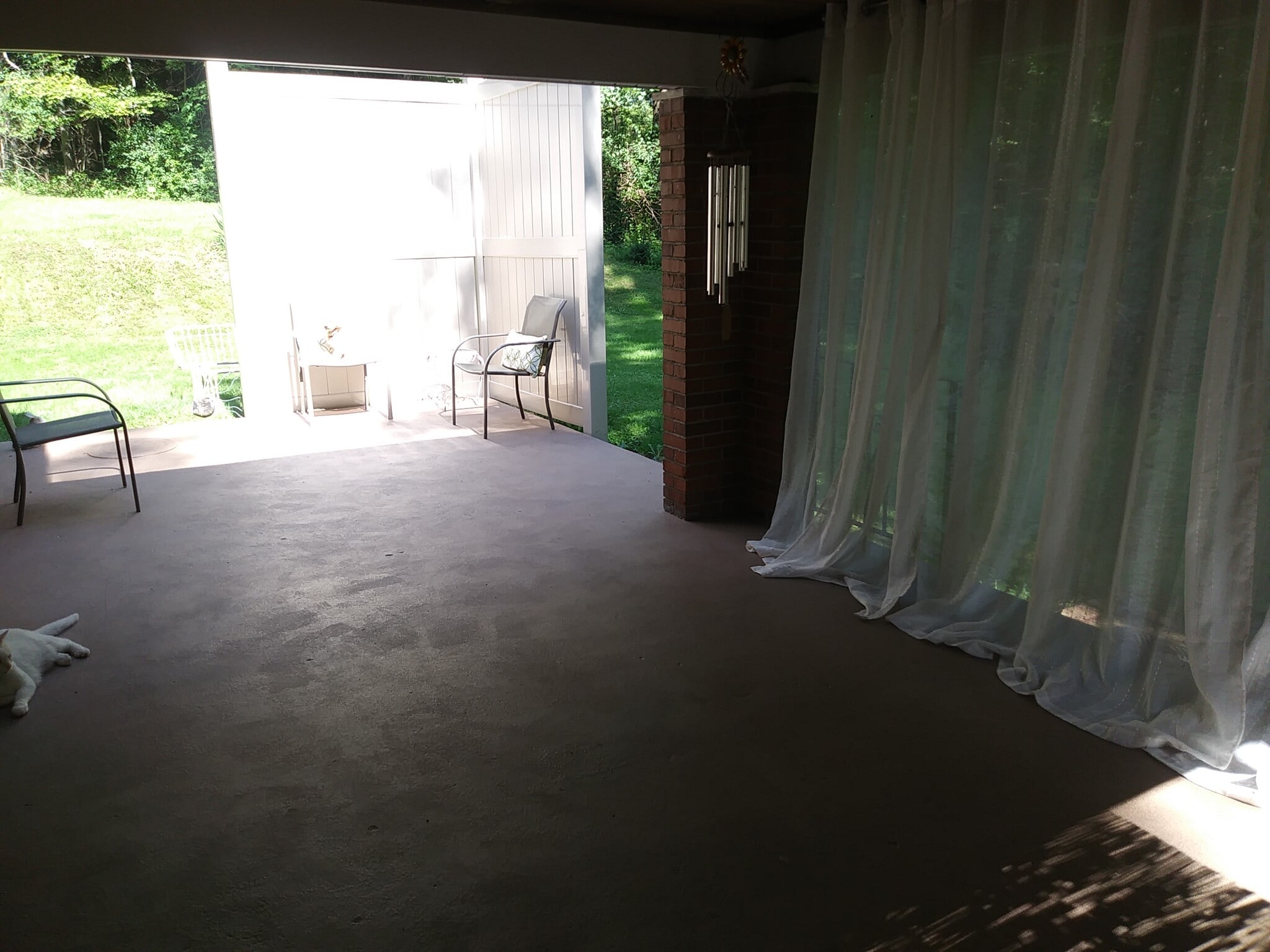 Covered porch and patio. - 117 Fern Hollow Rd