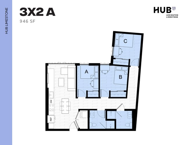 3x2 A - Hub Limestone