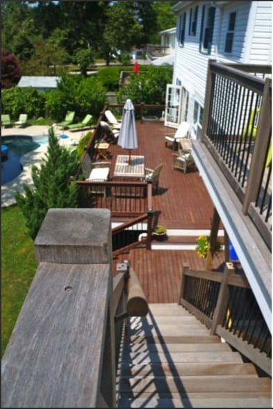 back deck - 7 Evelyn Dr