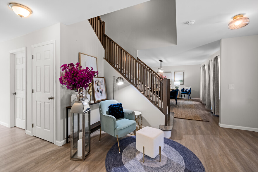 Front foyer and staircase - 180 S Pier Rd