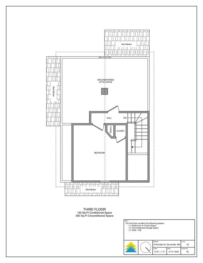 Floor Plan - 3rd Floor - 8 Richdale Ave