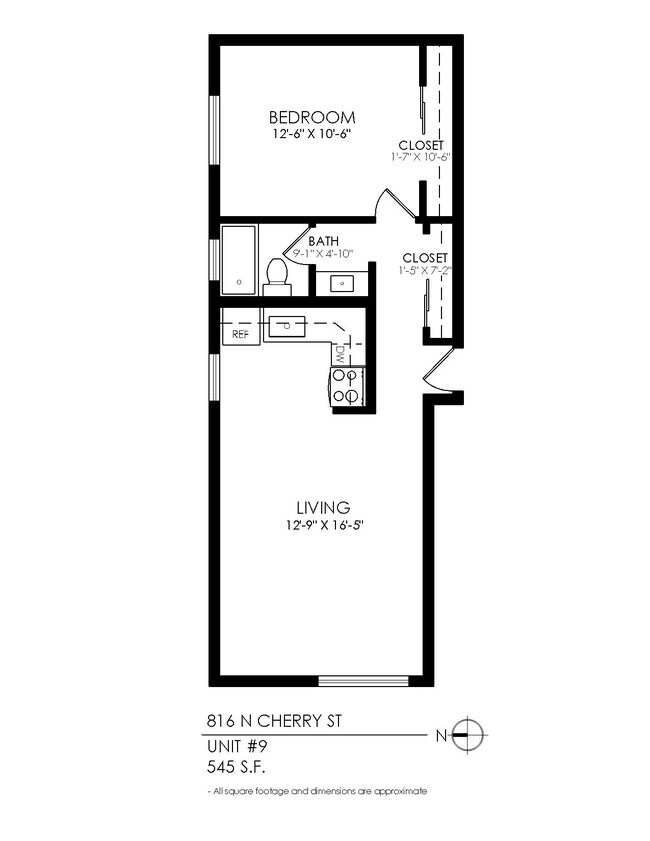 Floorplan - 816 N. Cherry St
