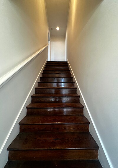 Private stairway entry - 1269 Bellevue Ave
