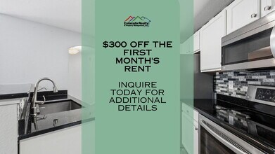 Building Photo - $1,695.95 with $300.00 off the first month's rent, $2 Beds - 2 Bath, Condo in Aurora with in Unit...
