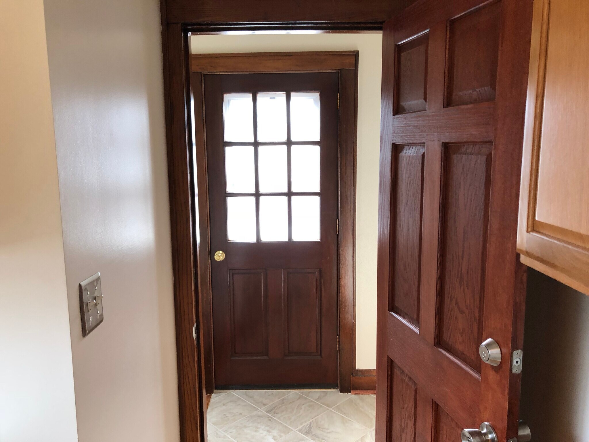 back door to balcony. - 623 S 60th St