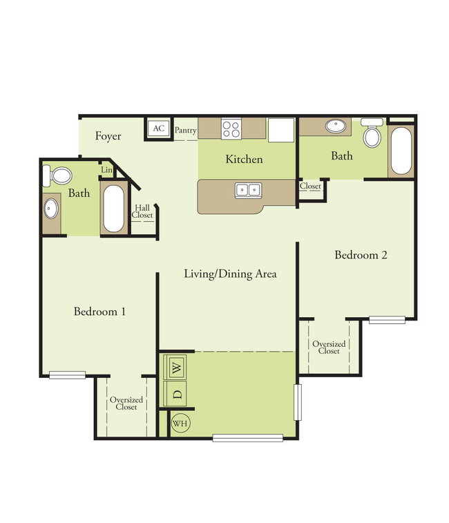 Floorplan - Sand Lake Pointe Apartments