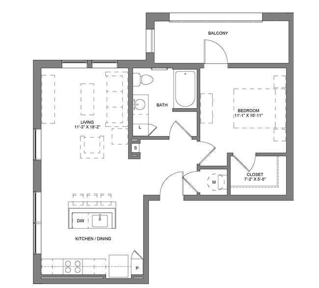 Floorplan - Northlake Senior (62+ Active Adult Living)