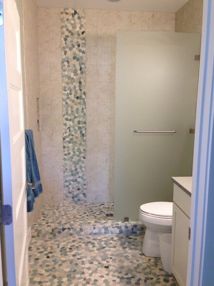 Walk-in shower - 320 N Bozeman Ave
