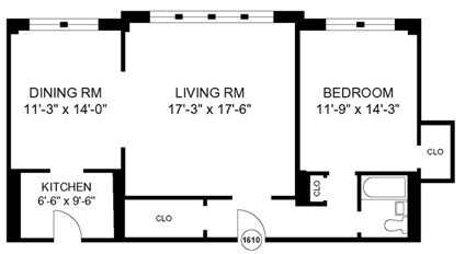 1BR/1BA- Style C - 2970 N Sheridan